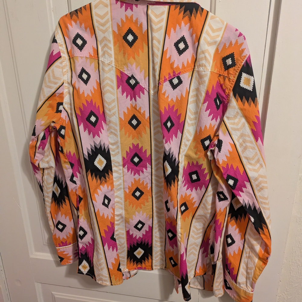 Wrangler Western Pearl Snap - Picture 3 of 3